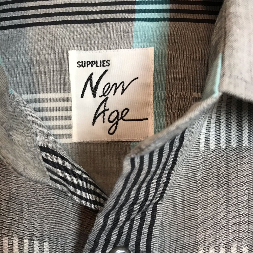 Vintage Patterned Button-Up
